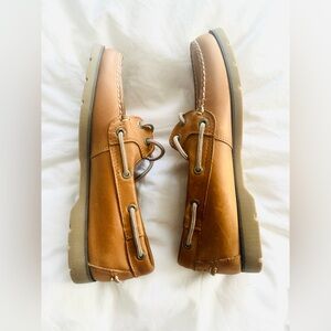 Sperry Top-Brown Leather Shoes